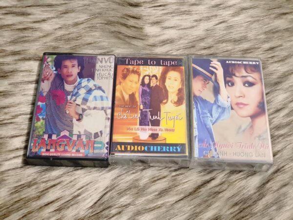 set 3 băng cassette